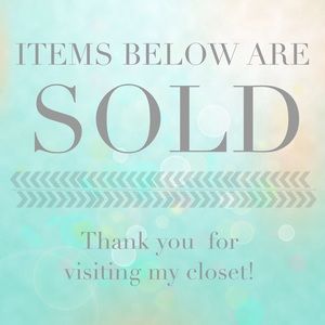 💚SOLD ITEMS BELOW💚